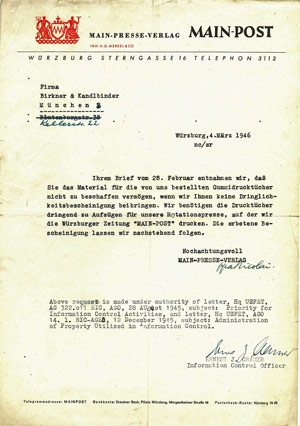 Dringlichkeitsbescheinigung Mainpost