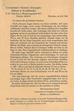 Birkner & Kandlbinder ausgebombt
