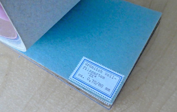 BIRKAN Wool felt cardboard